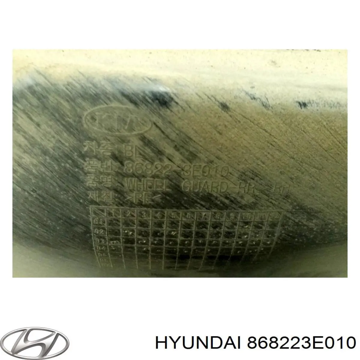 Купить 868223E010 Hyundai/Kia Подкрылок задний правый