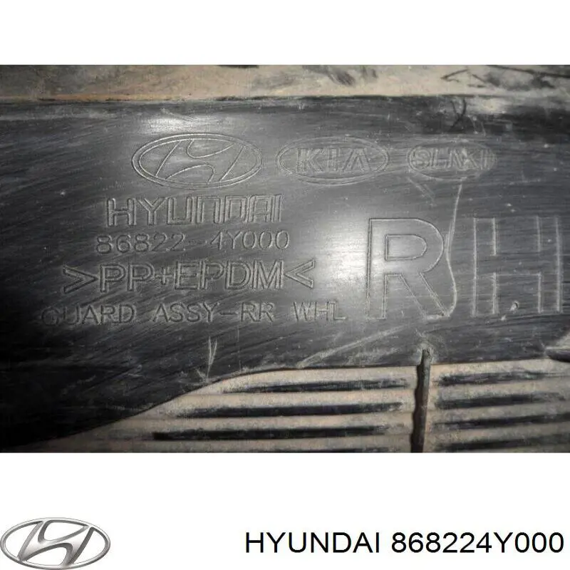 868224Y000 Hyundai/Kia Подкрылок крыла заднего правый