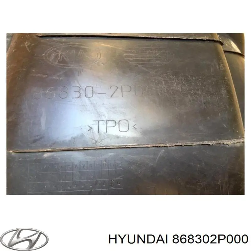 Купить 868302P000 Hyundai/Kia Подкрылок задний левый