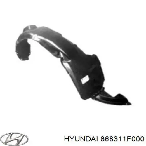 Брызговик передний левый Hyundai/Kia 868311F000