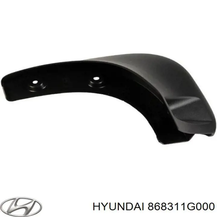 Брызговик передний левый 868311G000 Hyundai/Kia