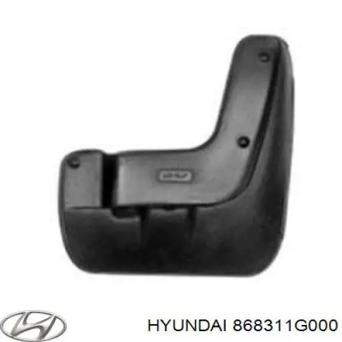 Брызговик передний левый Hyundai/Kia 868311G000 цена, от 11.84 USD