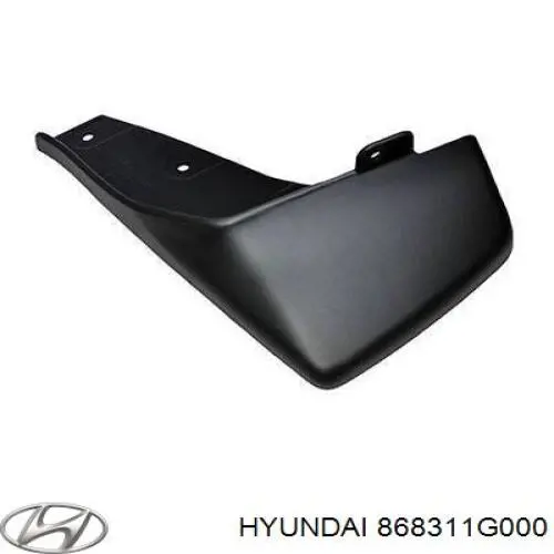 Купить 868311G000 Hyundai/Kia Брызговик передний левый