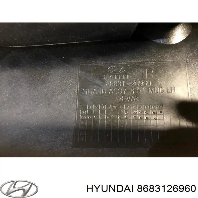  8683126960 Hyundai/Kia