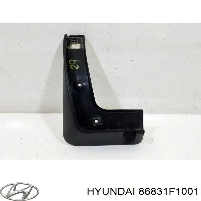 86831F1000 Hyundai/Kia protetor de lama dianteiro esquerdo