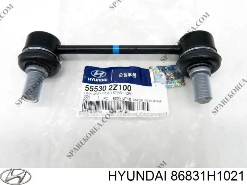 Купить 86831H1021 Hyundai/Kia Брызговик передний левый