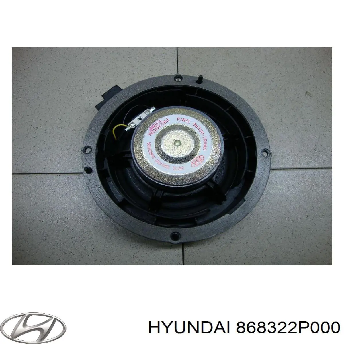 868322P000 Hyundai/Kia Брызговик передний правый