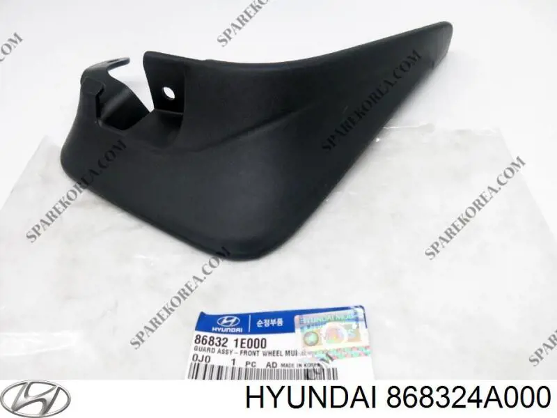 868324A000 Hyundai/Kia Брызговик передний правый