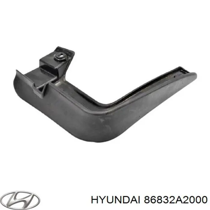 86832A2000 Hyundai/Kia protetor de lama dianteiro direito