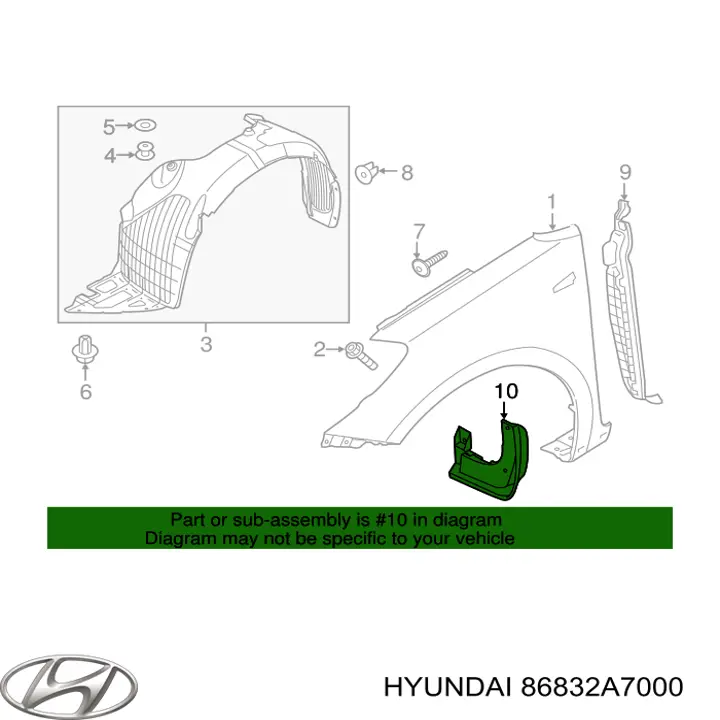  86832A7000 Hyundai/Kia