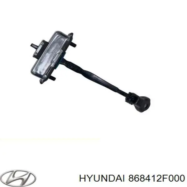 868412F000 Hyundai/Kia guarda-barras do pára-lama traseiro esquerdo