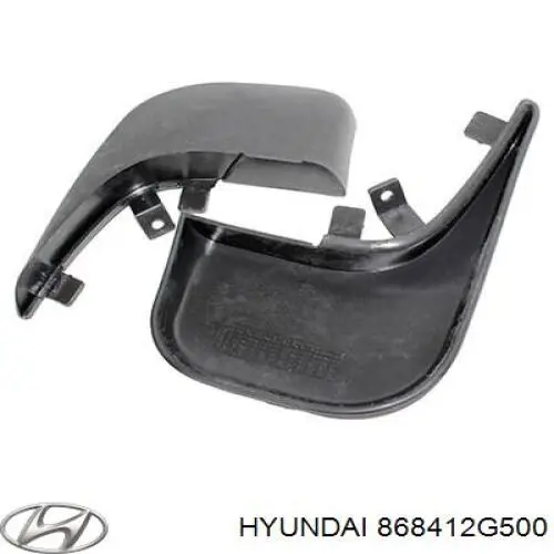 Брызговик задний, левый Hyundai/Kia 868412G500