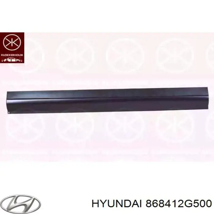 Купить 868412G500 Hyundai/Kia Брызговик задний левый