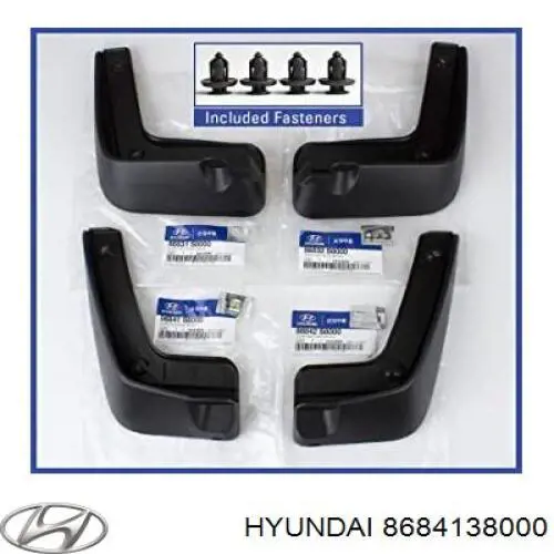8684138000 Hyundai/Kia брызговик задний левый