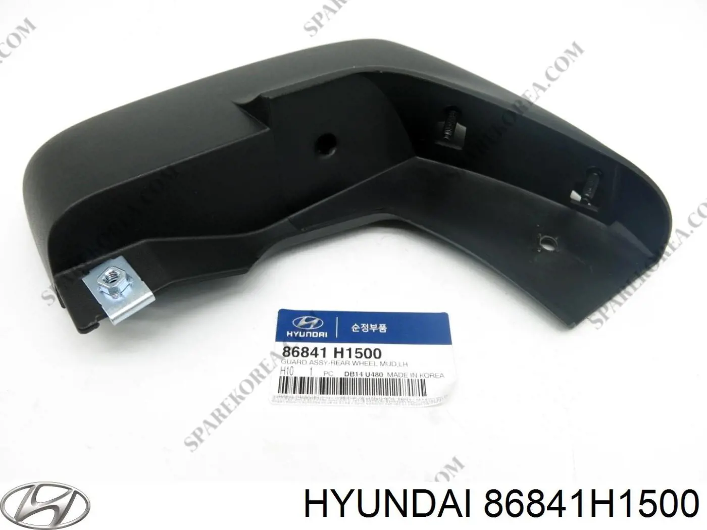 86841H1500 Hyundai/Kia Брызговик задний левый