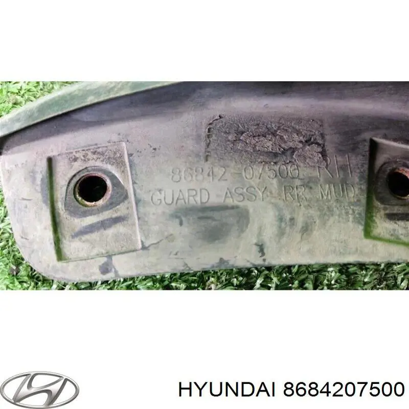 Брызговик задний правый Hyundai/Kia 8684207500 цена, от 2.23 USD