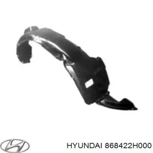 Брызговик задний правый Hyundai/Kia 868422H000