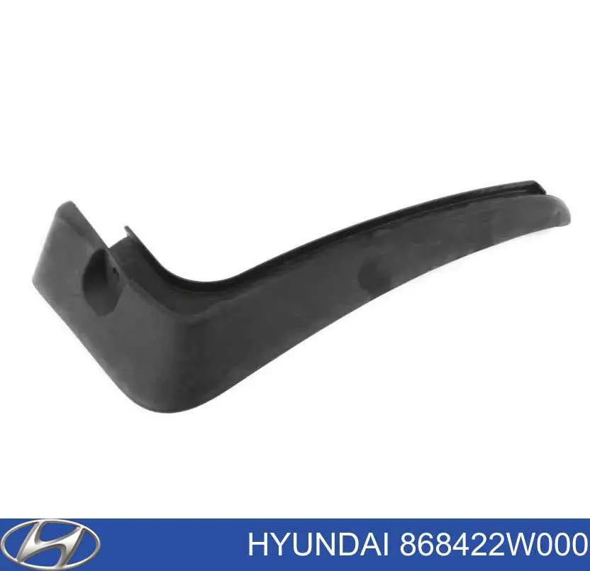Protetor de lama traseiro direito para Hyundai Santa Fe (DM)
