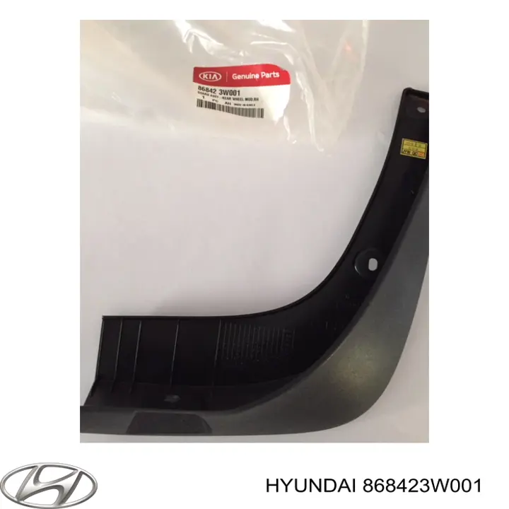 868423W001 Hyundai/Kia Брызговик задний правый