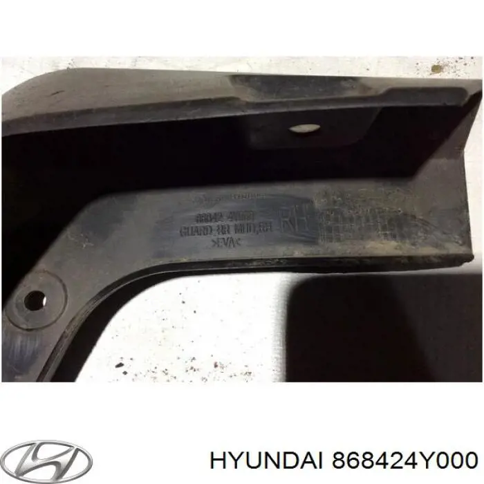 Купить 868424Y000 Hyundai/Kia Брызговик задний правый