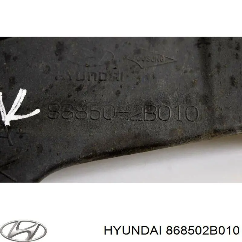 Брызговик крыла Hyundai/Kia 868502B010