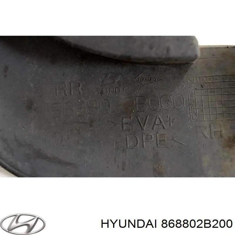 Брызговик задний правый 868802B200 Hyundai/Kia
