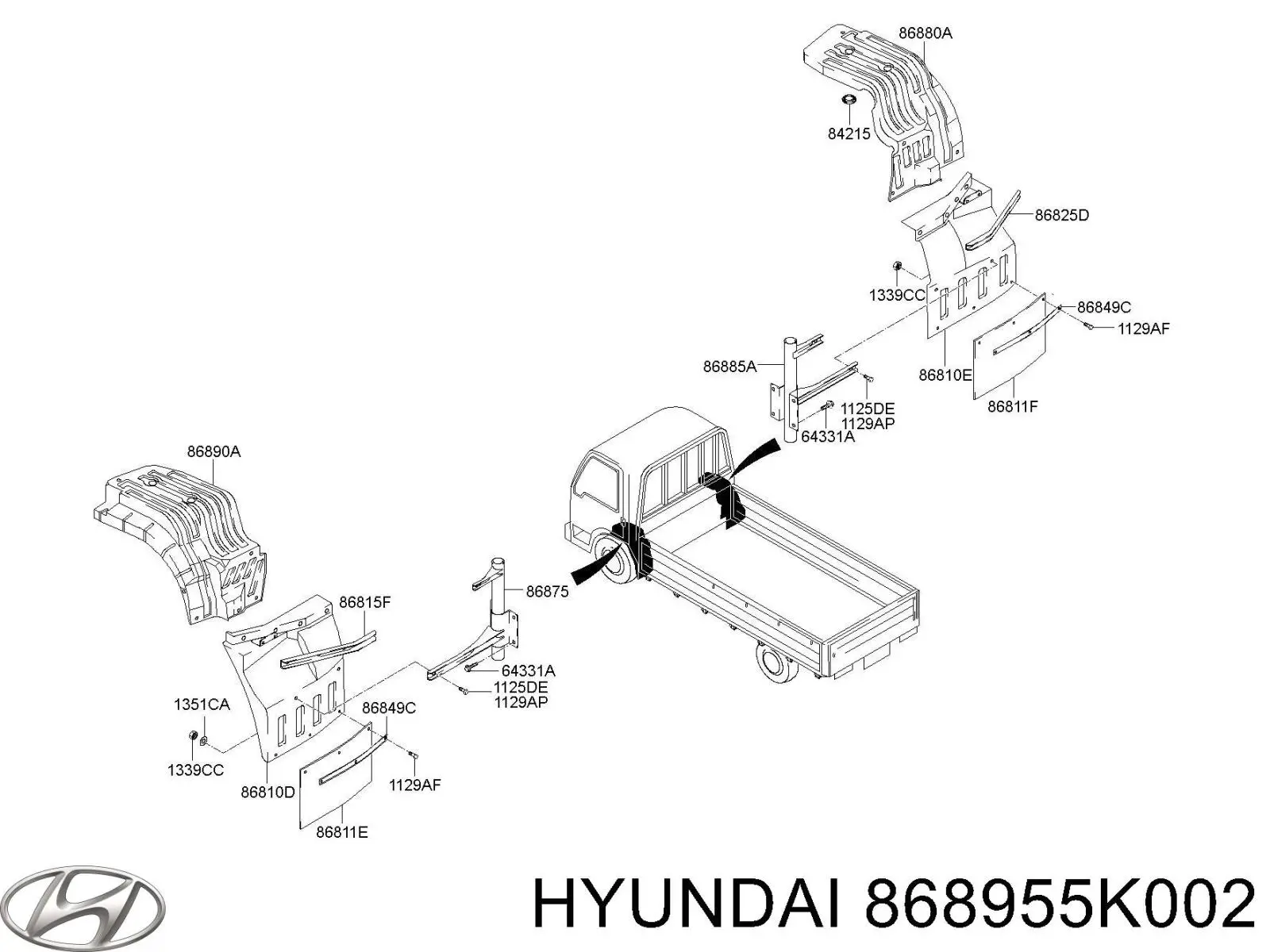 868955K001 Hyundai/Kia 