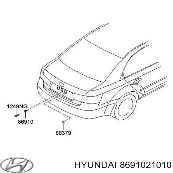 Купить 8691021010 Hyundai/Kia 