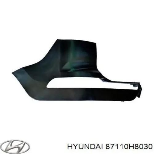 87110H8030 Hyundai/Kia vidro traseiro