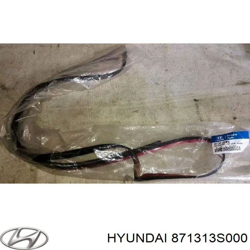 871313S000 Hyundai/Kia moldura de vidro traseiro