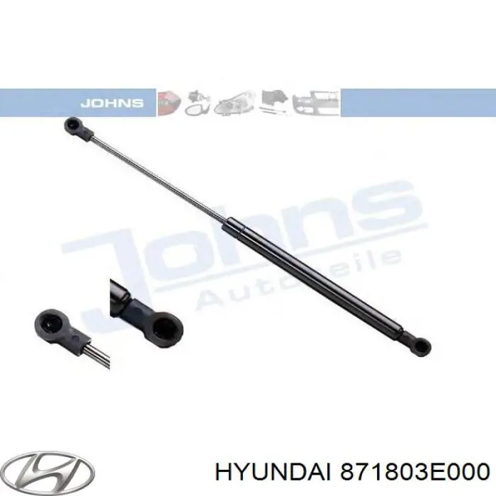 871803E000 Hyundai/Kia амортизатор стекла багажника (двери 3/5-й задней (ляды)