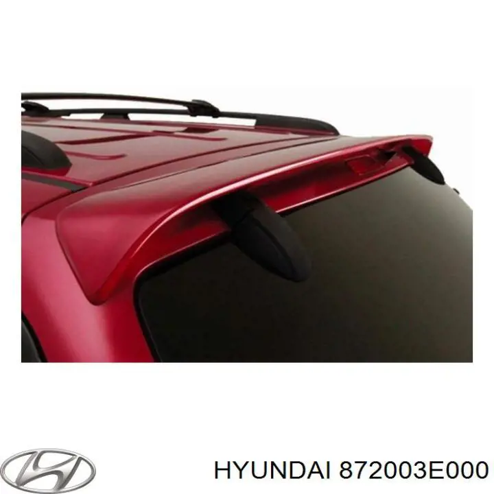 872003E000 Hyundai/Kia спойлер багажника (двери 3/5-й задней)