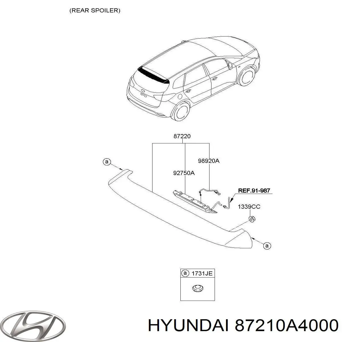 87210A4000 Hyundai/Kia 
