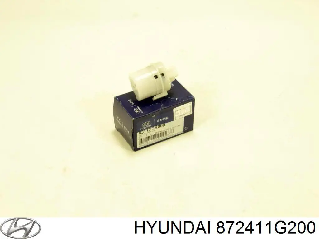 872411G200 Hyundai/Kia молдинг крыши правый