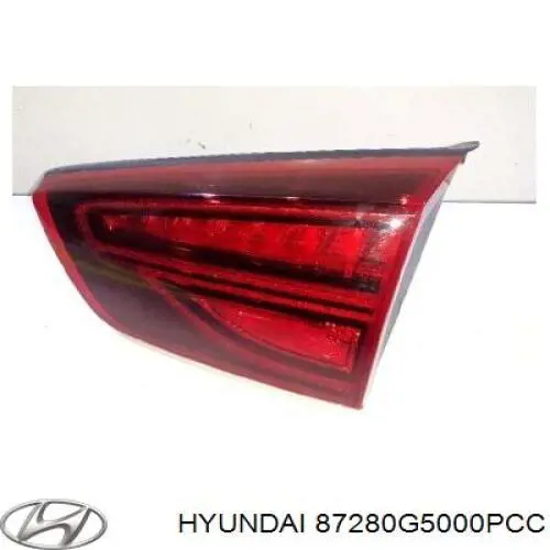 Рейлинг крыши правый Hyundai/Kia 87280G5000PCC