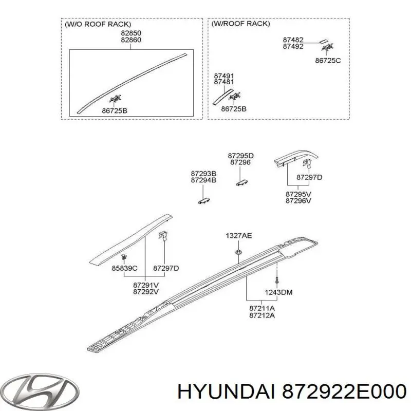  872922E000 Hyundai/Kia