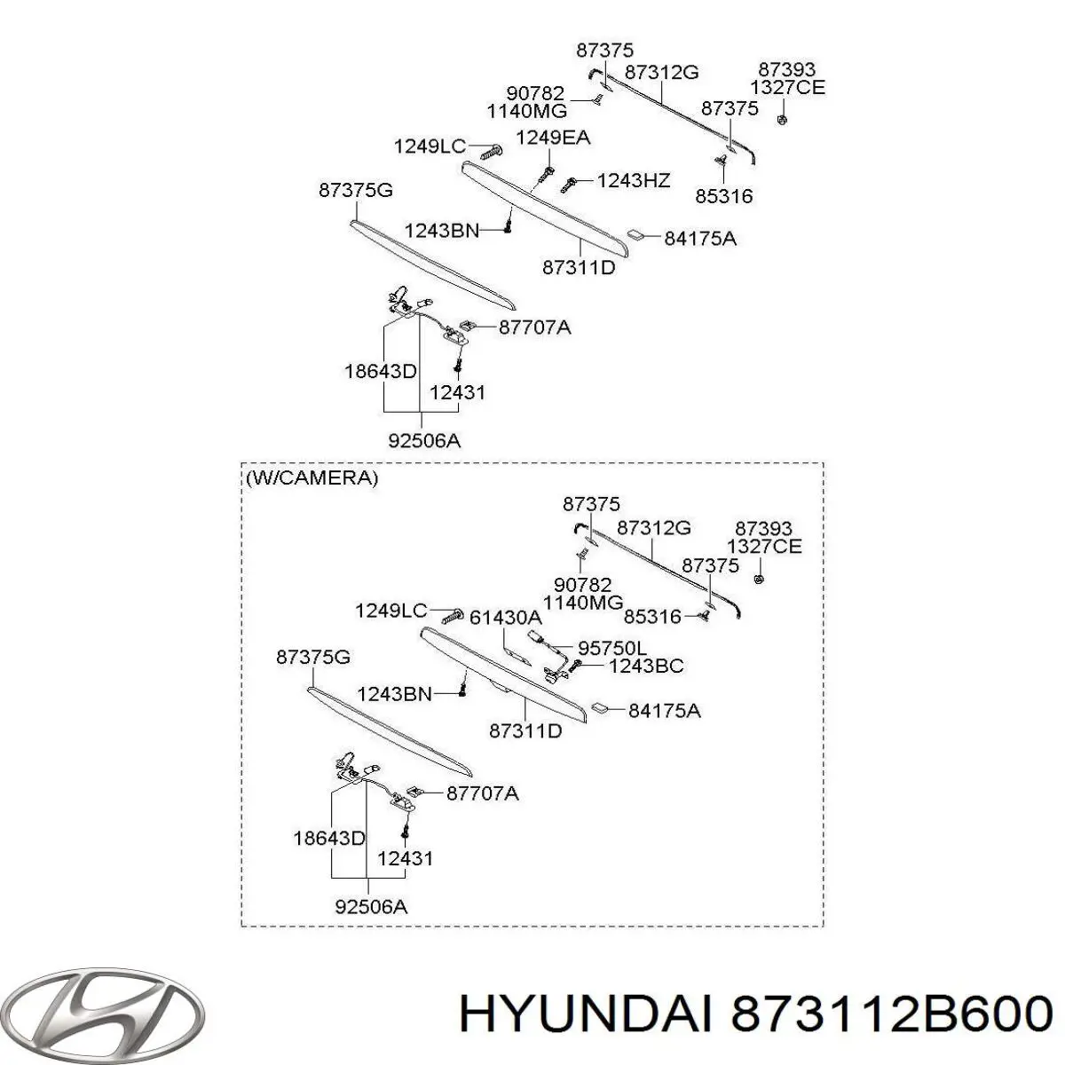  873112B600 Hyundai/Kia