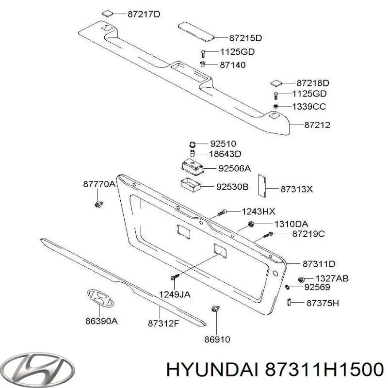  Hyundai/Kia 87311H1500 цена, от 86.15 USD