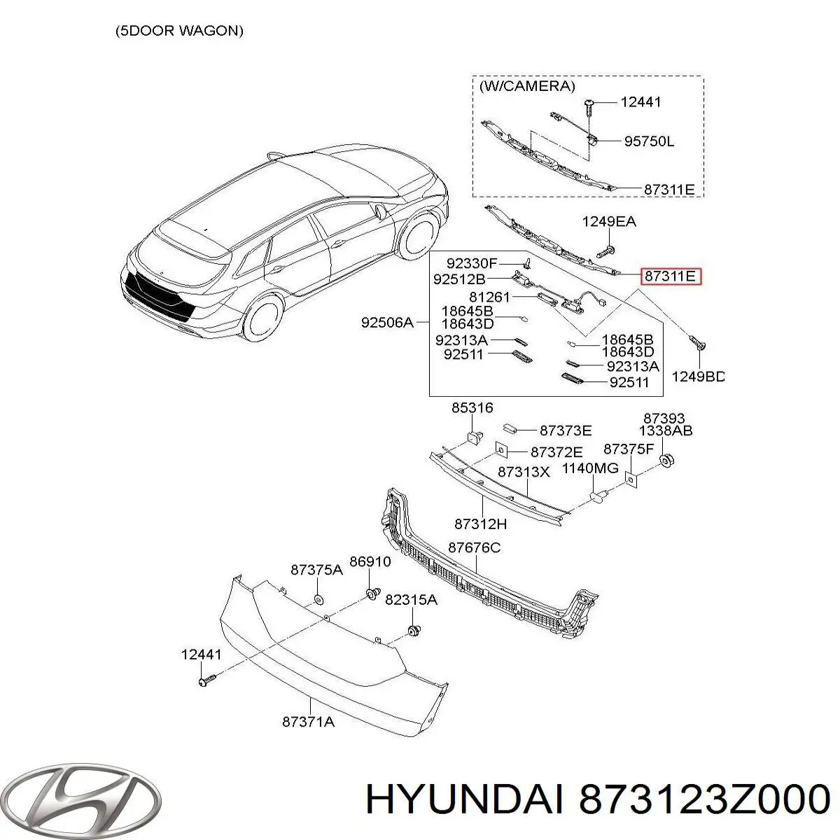  873123Z000 Hyundai/Kia