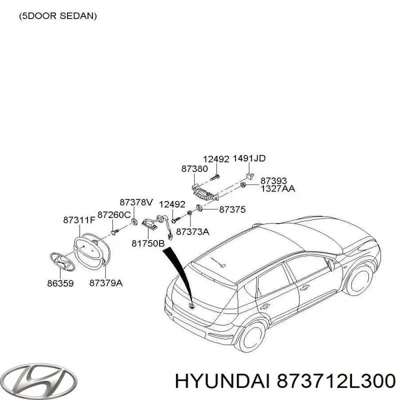  873712L300 Hyundai/Kia