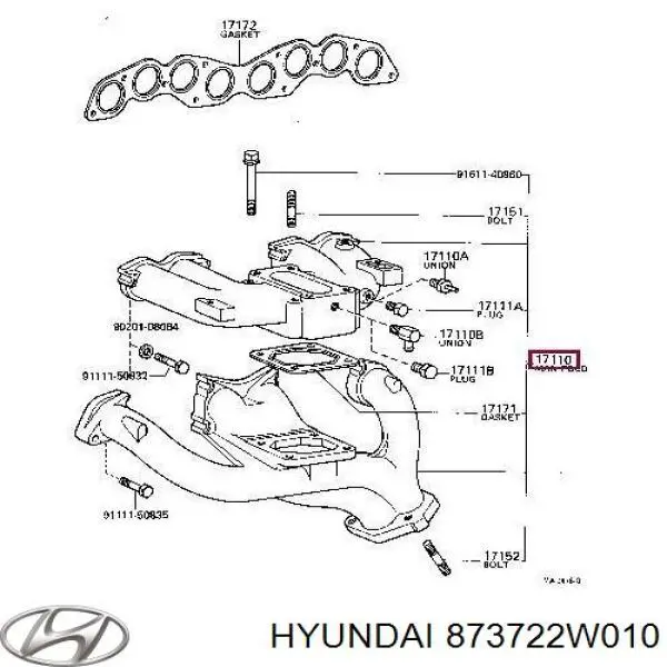  Hyundai/Kia 873722W010 цена, от 8.47 USD