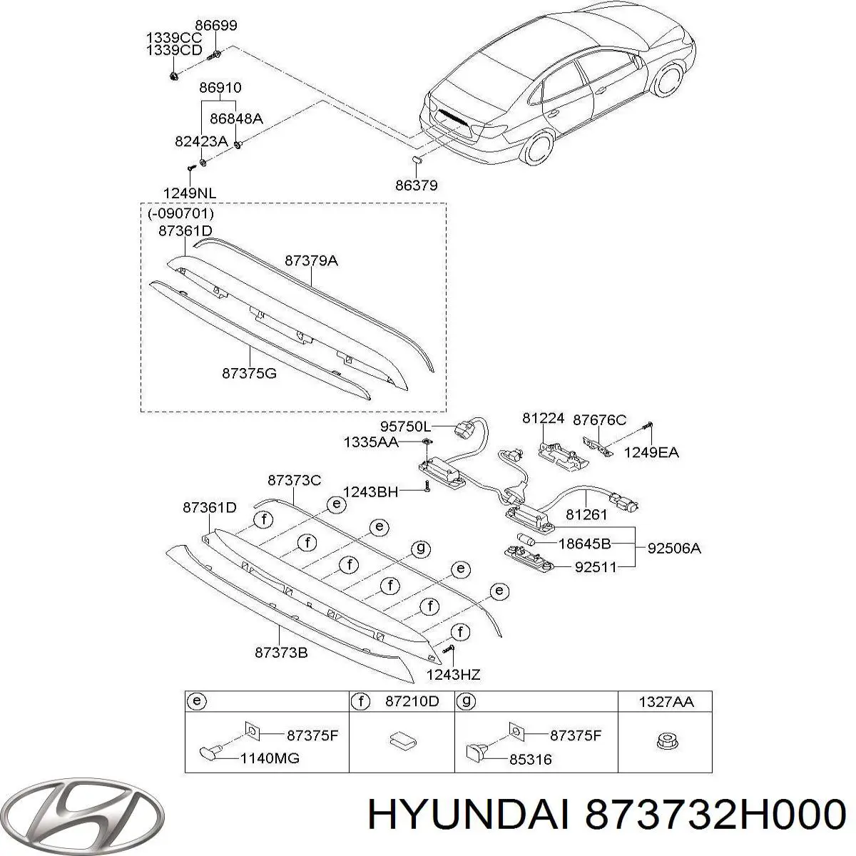 873732H000 Hyundai/Kia 