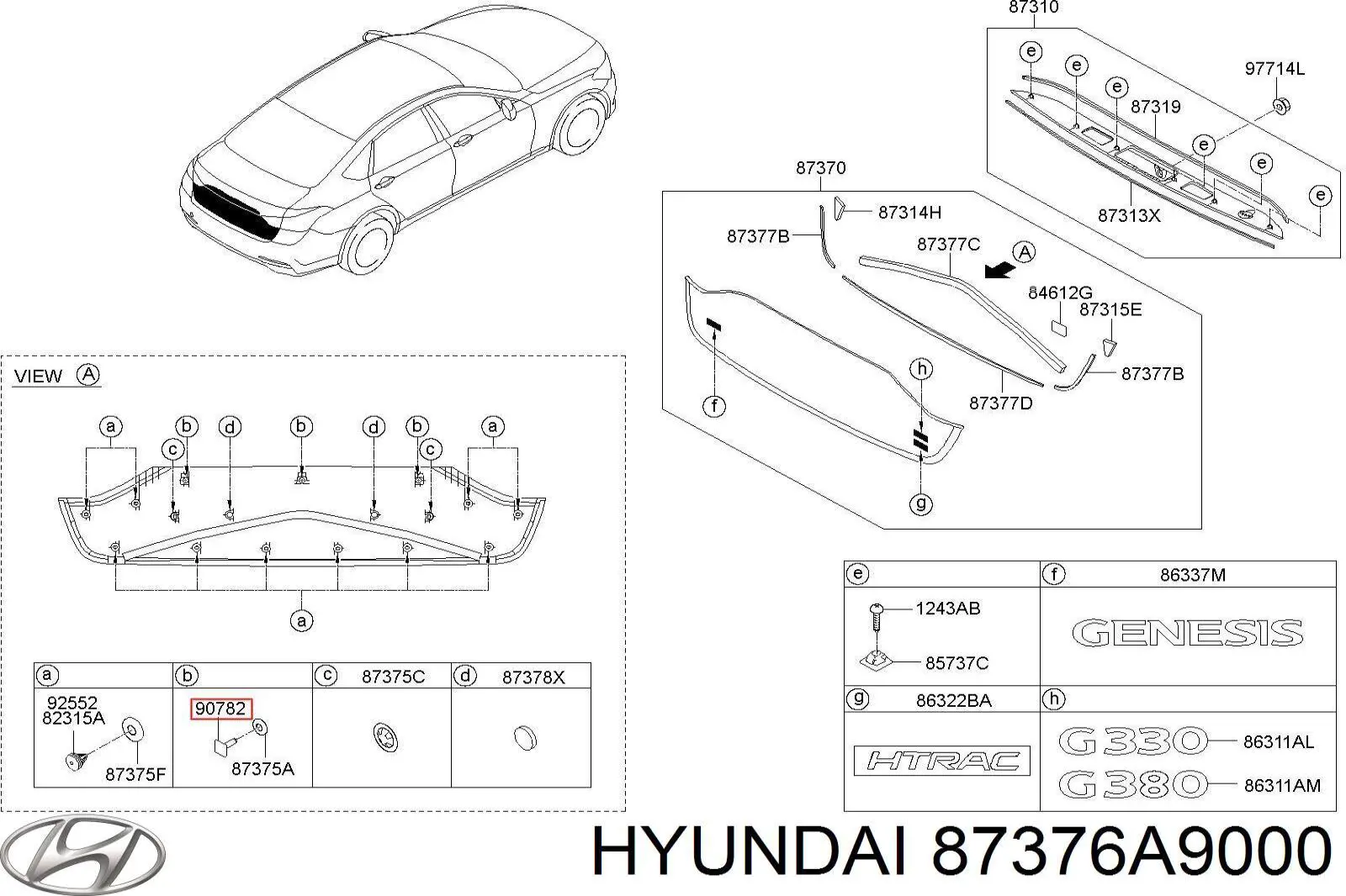 87376A9000 Hyundai/Kia 