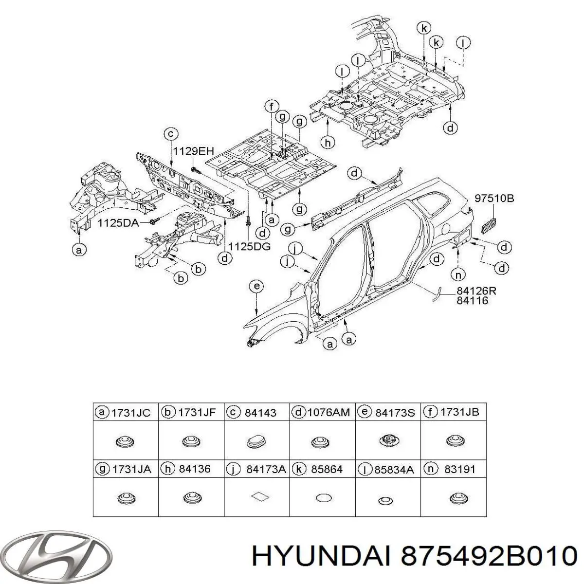 875492B010 Hyundai/Kia 