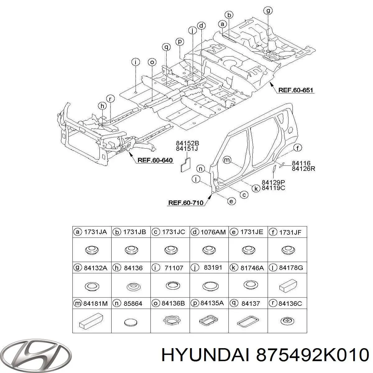  875492K010 Hyundai/Kia