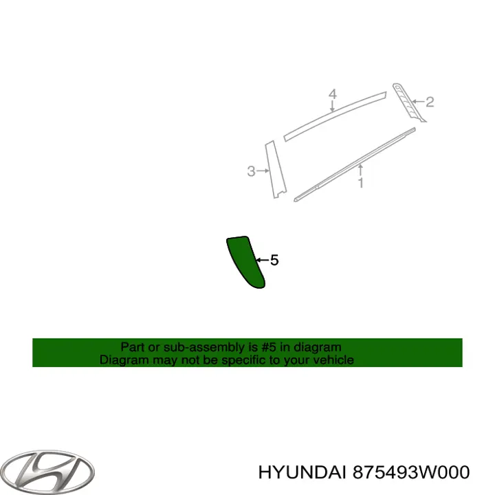 875493W000 Hyundai/Kia 