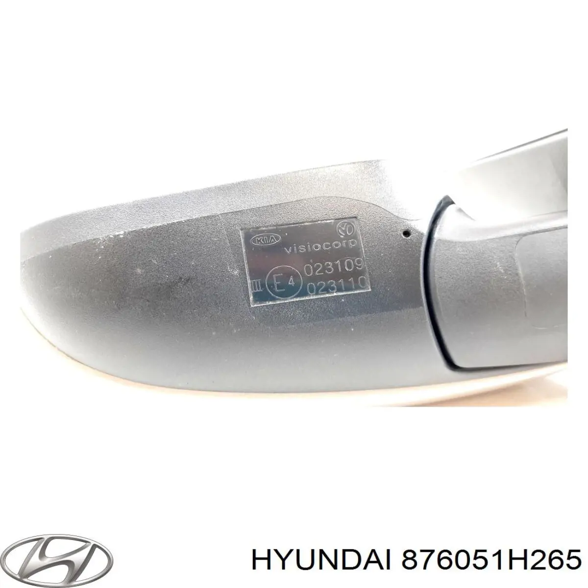 Зеркало заднего вида, левое Hyundai/Kia 876051H265 цена, от 56.50 USD