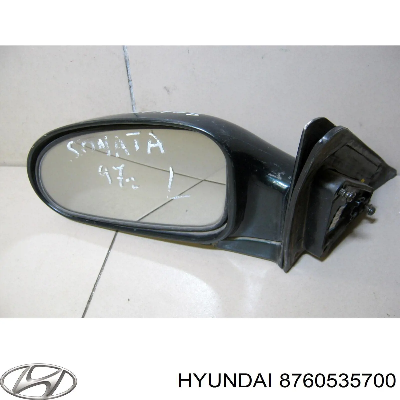 8760535720 Hyundai/Kia зеркало заднего вида левое