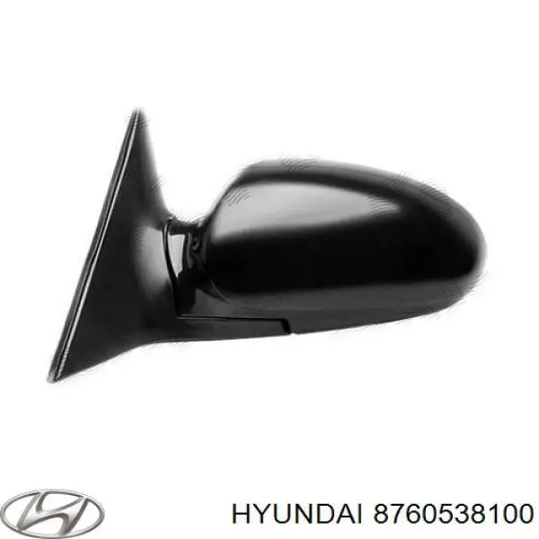 8760538100 Hyundai/Kia зеркало заднего вида левое