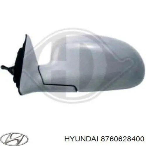 Зеркало заднего вида правое на Hyundai Lantra I 